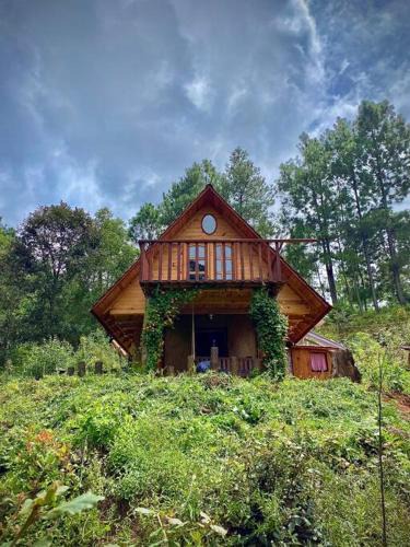 San Jose del Pacifico Ski Chalet | Cabaña en el bosque y cerca al río Starlink
