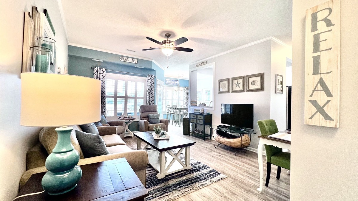 Villages of Five Points Condo | CABANA BEACH CONDO - 1ST FLR - SMALL DOG FRIENDLY - POOLS, TENNIS, TRAILS & MORE