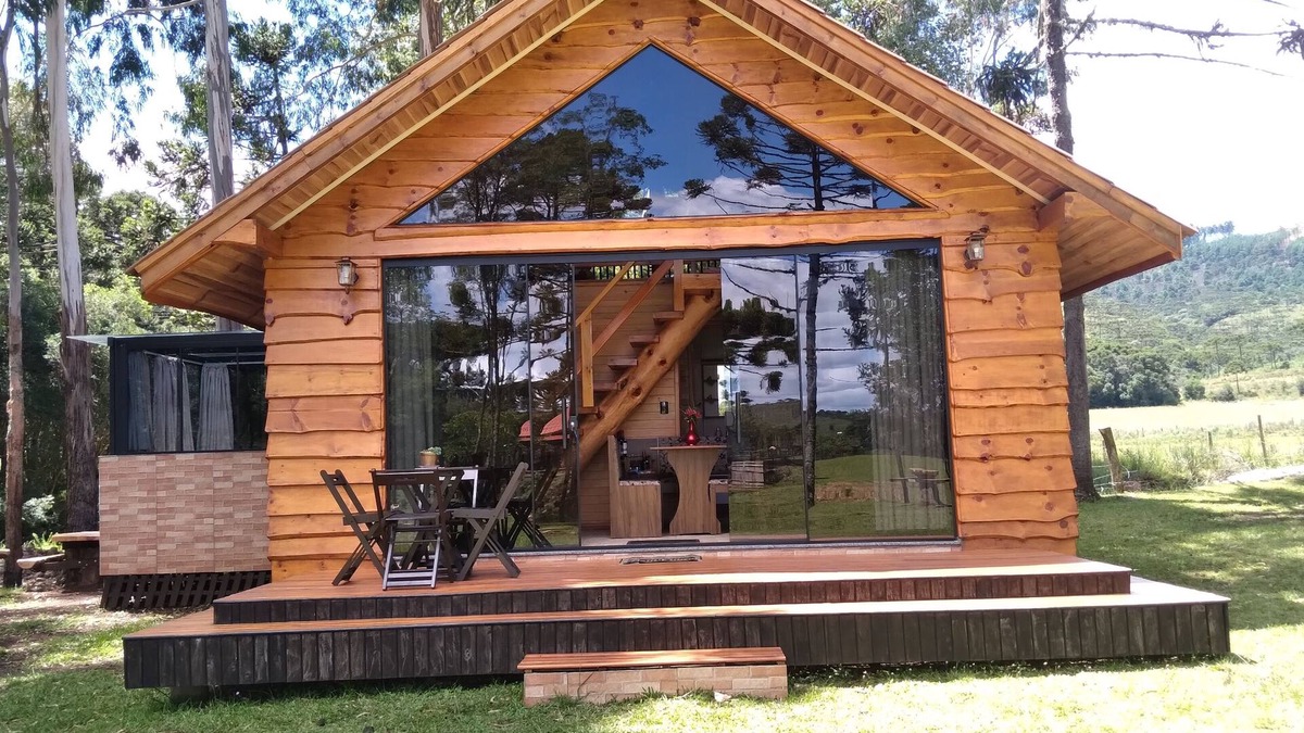 Sao Joaquim Cabin | Cabana Pequeno Bosque com Jacuzz