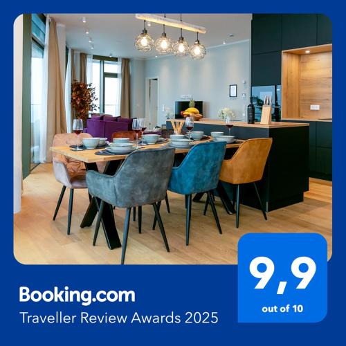Oldenburg Apartment | CABANA - TheView - Terrasse - Waterfront - kostenloser Parkplatz - WiFi