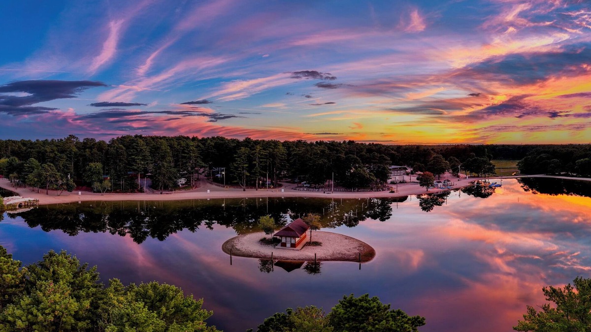 East Wareham RV Rental | Cabin #3 - Cozy 2 Bedroom in Cape Cod Maple Park Campground
