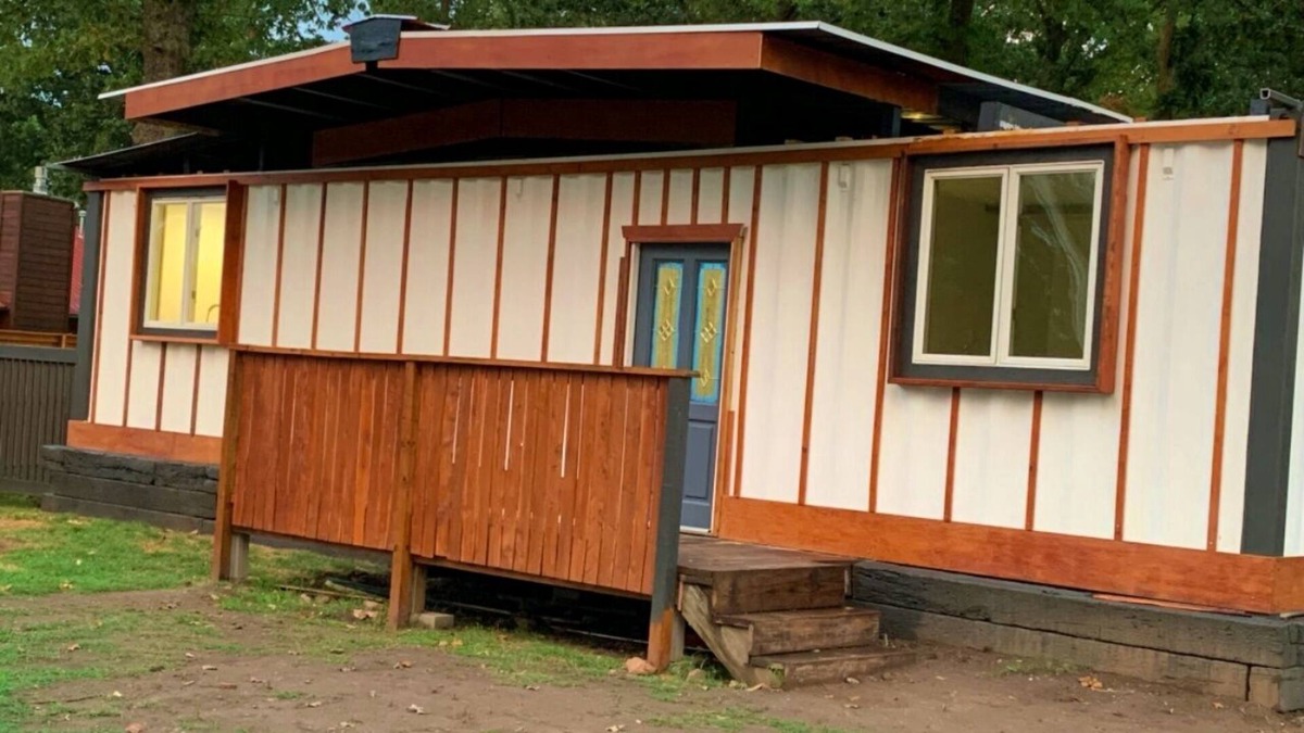 Grove House | Cabin 3: Very first container home at Grand Lake for vacation rental! 2 Bedroom