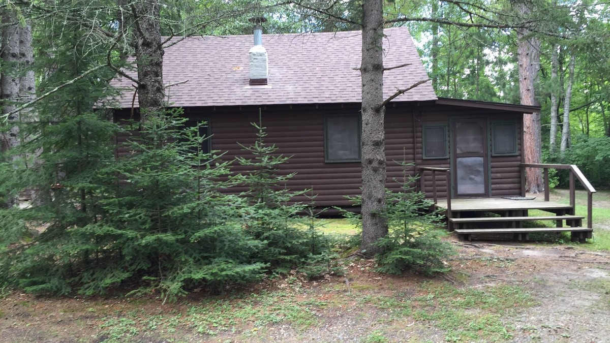Deer River Cabin | CABIN #4 (Bear) Beautiful knotty pine cabin tucked back by the woods!