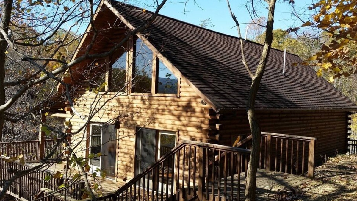 Pulaski Cabin | Cabin at the Cove-A Secluded Lakefront Log Cabin Near Virginia Tech and RU