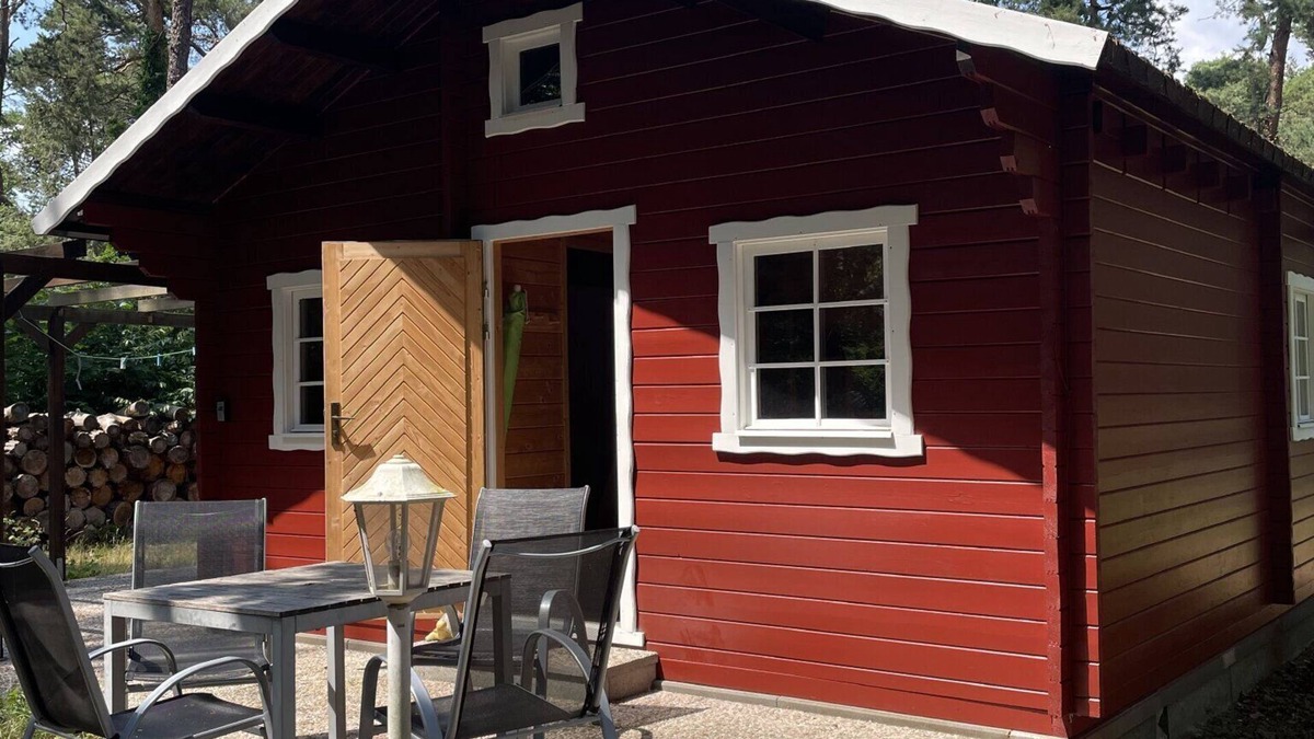Mellensee Cabin | Cabin 'Ferienhaus Am Mellensee 2' with Private Terrace and Private Garden