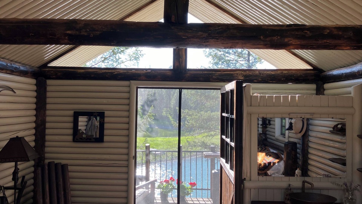 Kalispell Cabin | Cabin in the trees on a private pond with WiFi