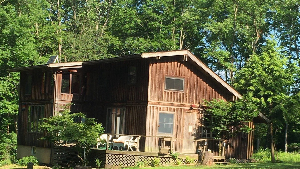 Guys Mills Cabin | Cabin in the Woods - off the grid with large pond nearby