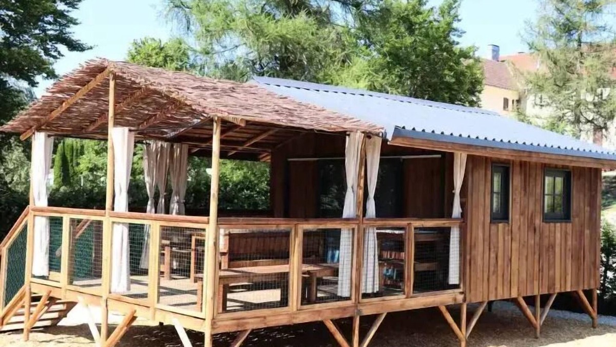 Chisseaux House | Cabin Lodge duo SPA (17 m² - 1 Schlafzimmer) 2 Personen