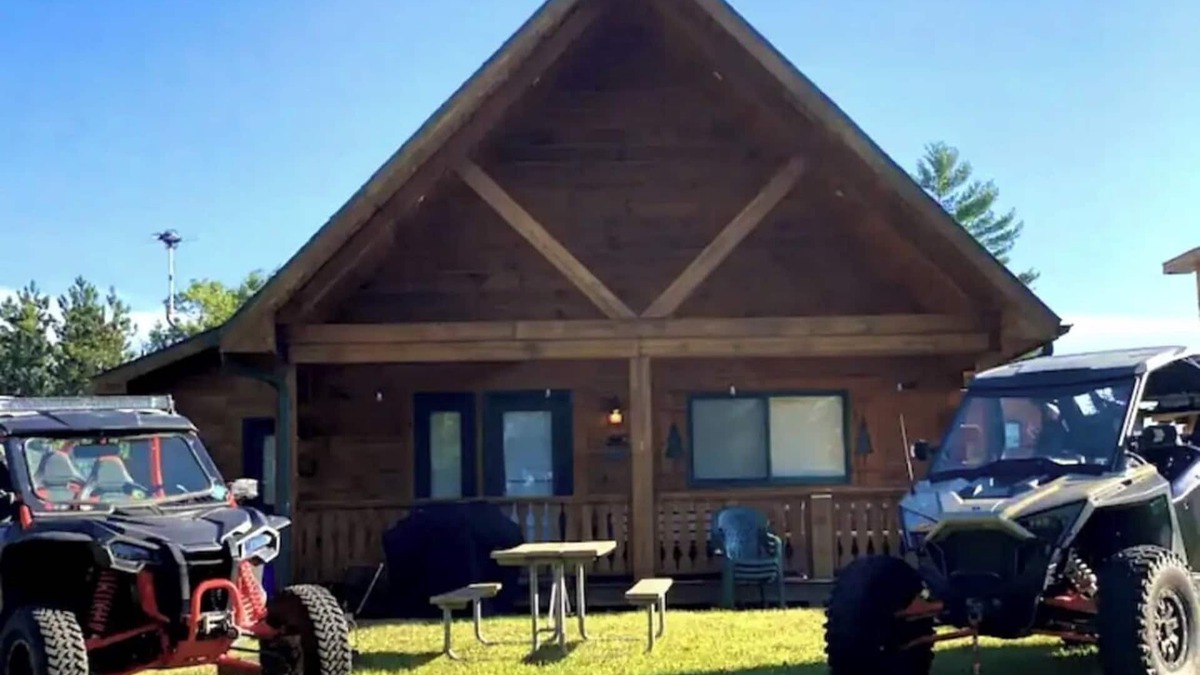 Warrens Cabin | Cabin- no cleaning fees: Cranberry Fest, waterparks, trail riding for utv/atv