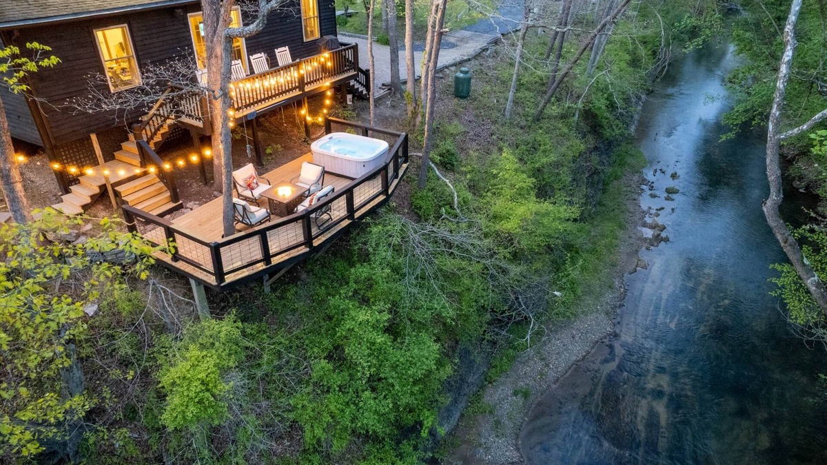 Goshen House | Cabin on 2 acres River access, Fire Pit, & Hot tub