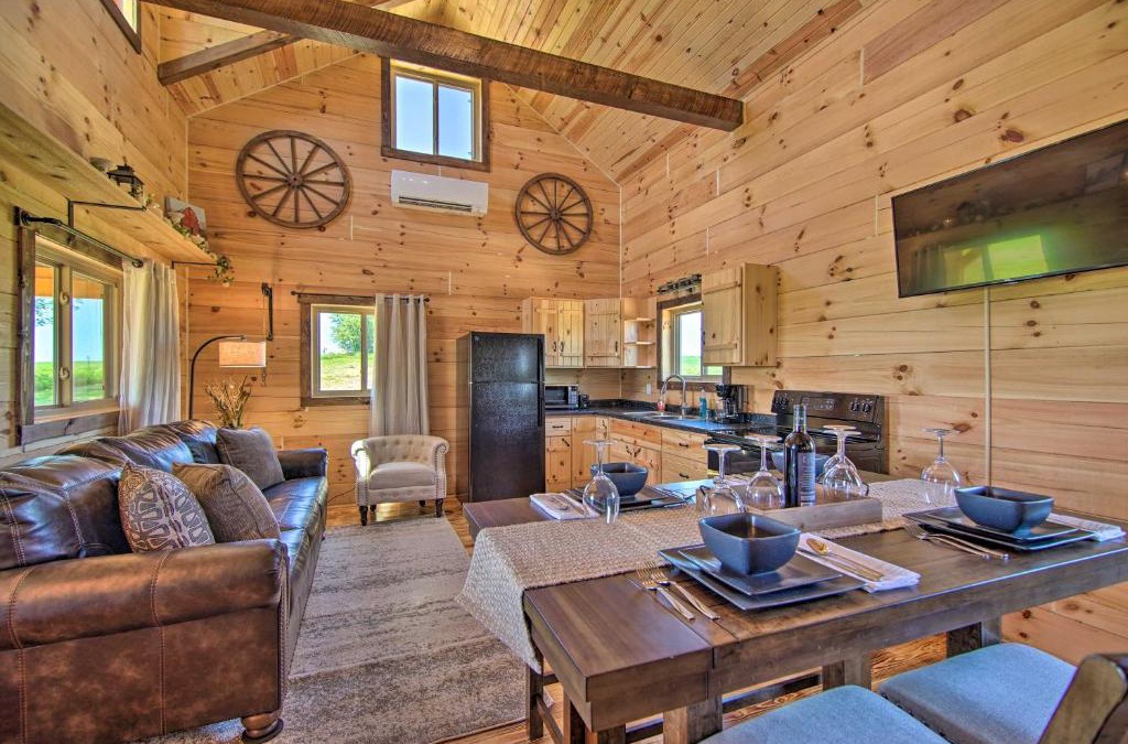Blanchardville House | Cabin on 35-Acre Farm in Blanchardville with Trails!