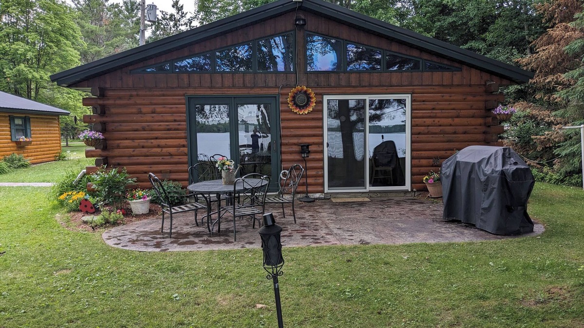 Phillips Cabin | Cabin on Soo Lake. Enjoy the views of the lake 66' from water's edge.