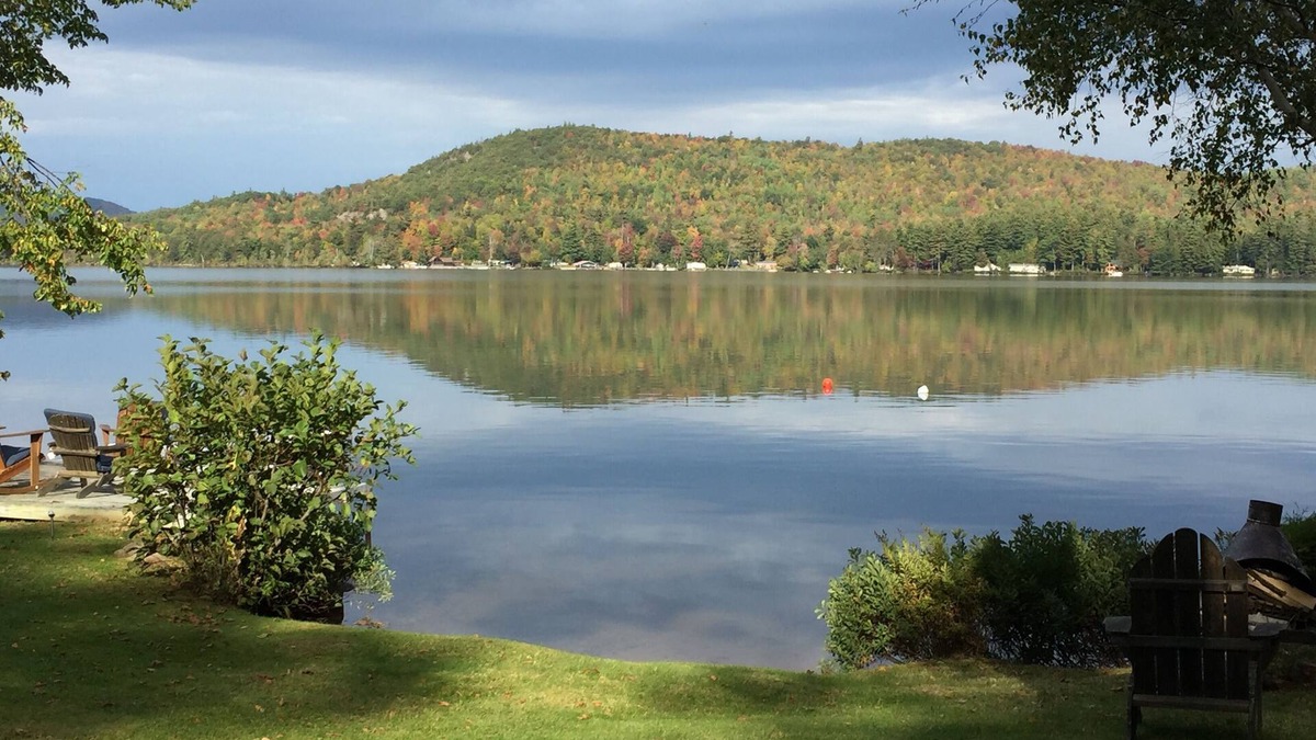 Au Sable Forks Cabin | Cabin with private lakefront, stunning sunsets and views of the Adirondack Mtns.