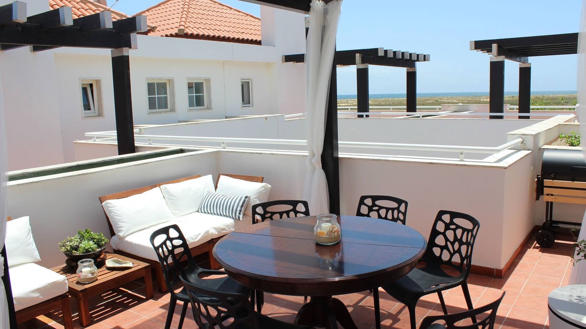 Conceicao e Cabanas de Tavira Apartment | CAIA FORMOSA - Modern Duplex Apartment with Sea View & Free WI-FI