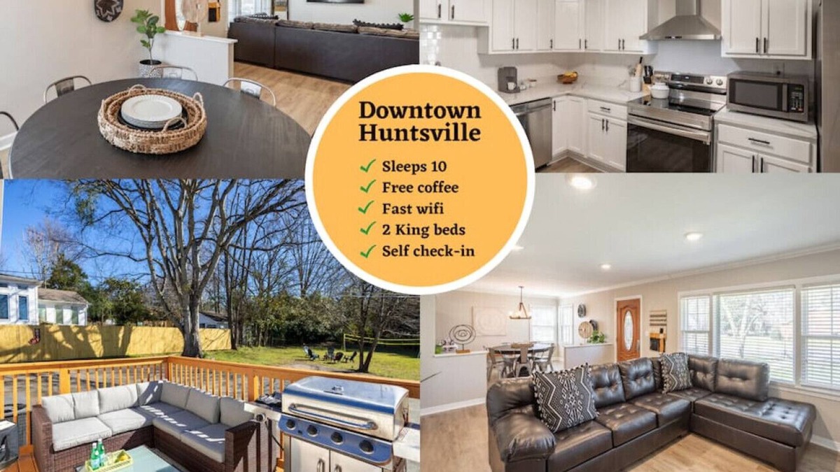 Huntsville House | Cali · Relax & Unwind - Downtown Huntsville (Sleeps 10)