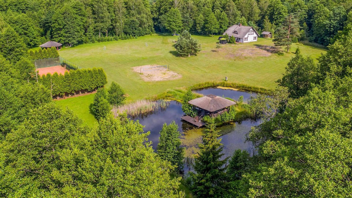 Szczytno House | Call to all fishing enthusiasts and tennis lovers