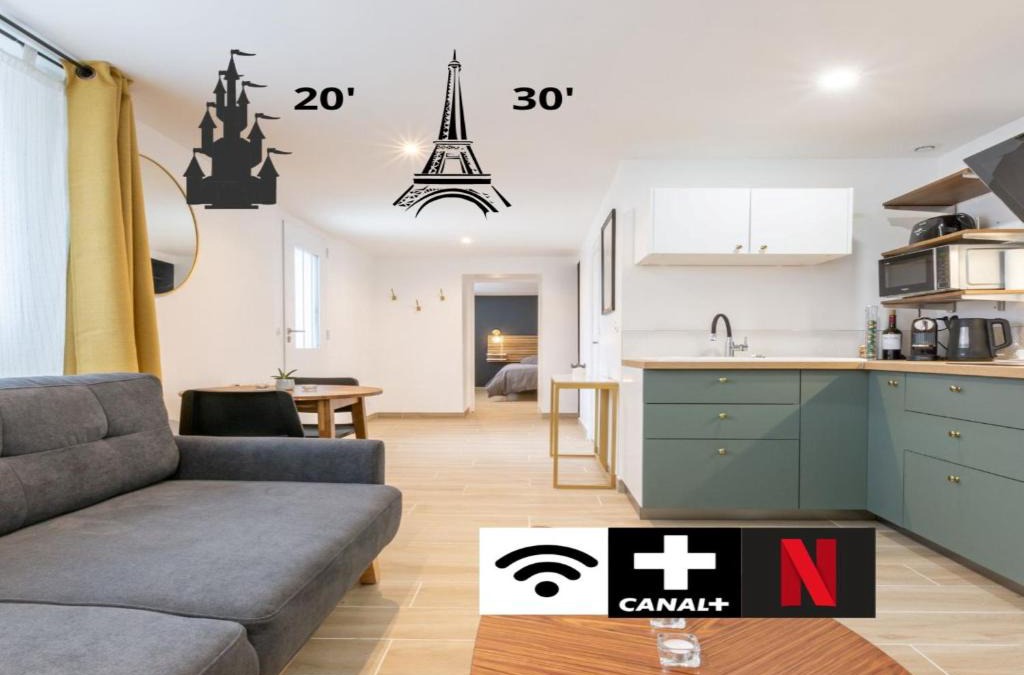 Vaires-sur-Marne Apartment | Calme absolu, terrasse et parking entre Paris et Disney