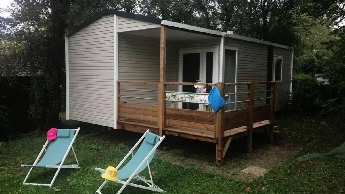Saint-Cirq House | Camping Brin d'Amour * - NEW 2024 MOBILE HOME LODGE, 2 CH + TV. ANIMAL NOT ACCEPTED 4 persons
