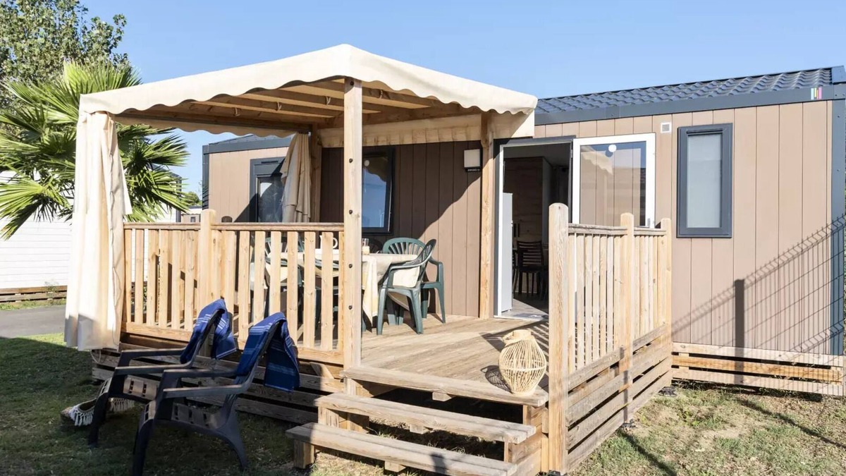 Narbonne House | Campéole La Côte des Roses campsite * - Cottage 4 Rooms 6 People Air-conditioned + TV