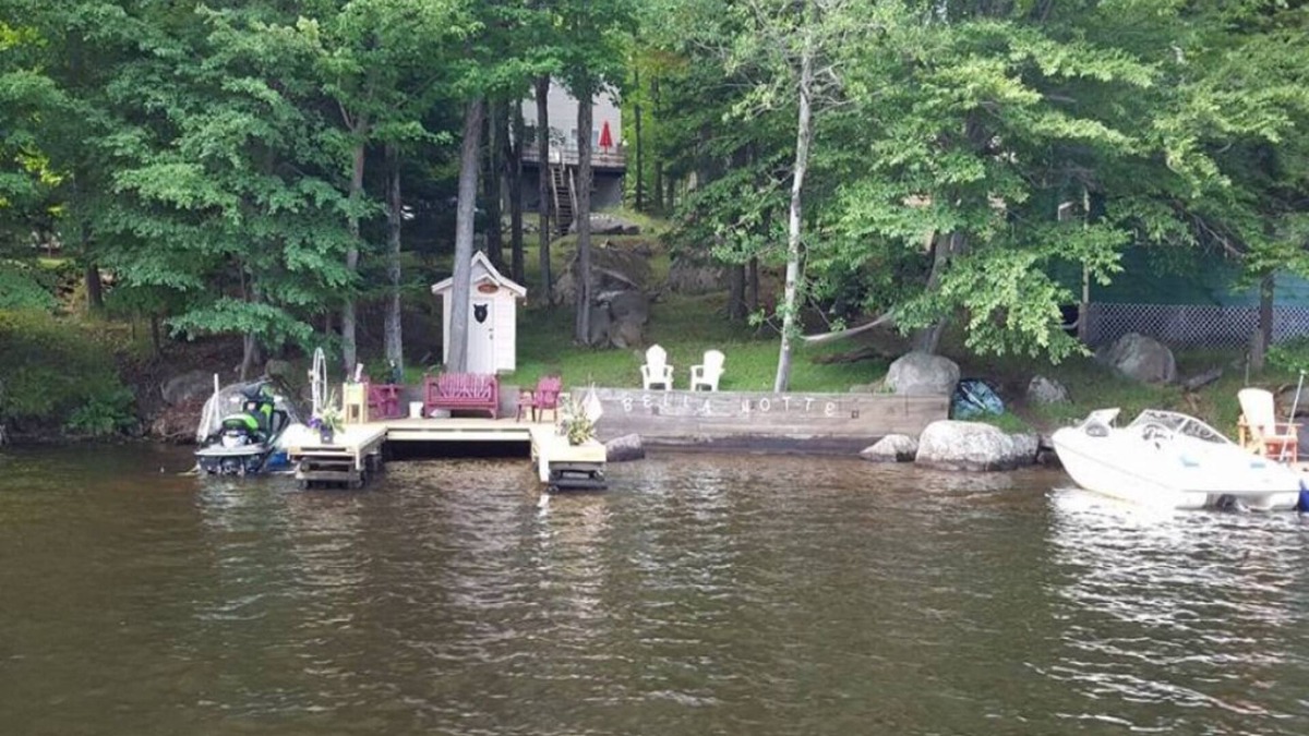 Old Forge Cabin | Camp Bella Notte'. meaning: "Beautiful night"