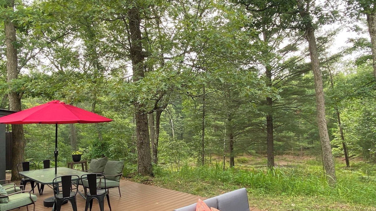 Baldwin Cabin | Camp Bushwhack'd-13 acres in Manistee Nat'l Forest