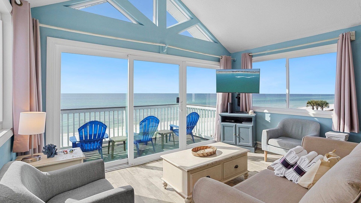 Seacrest Condo | Camp Creek Oasis 8-Stunning beachside condo-Sleeps 4