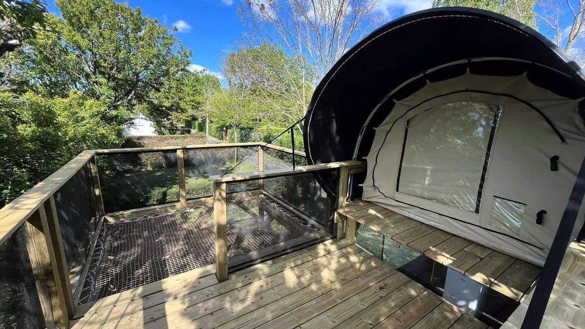 Saint Nazaire sur Charente RV Rental | Camping Flower L'Abri-côtier * - NEW /D'Tente DKbane 12m² UNUSUAL - 1 bedroom + terrace (without sanitary facilities) 2 people