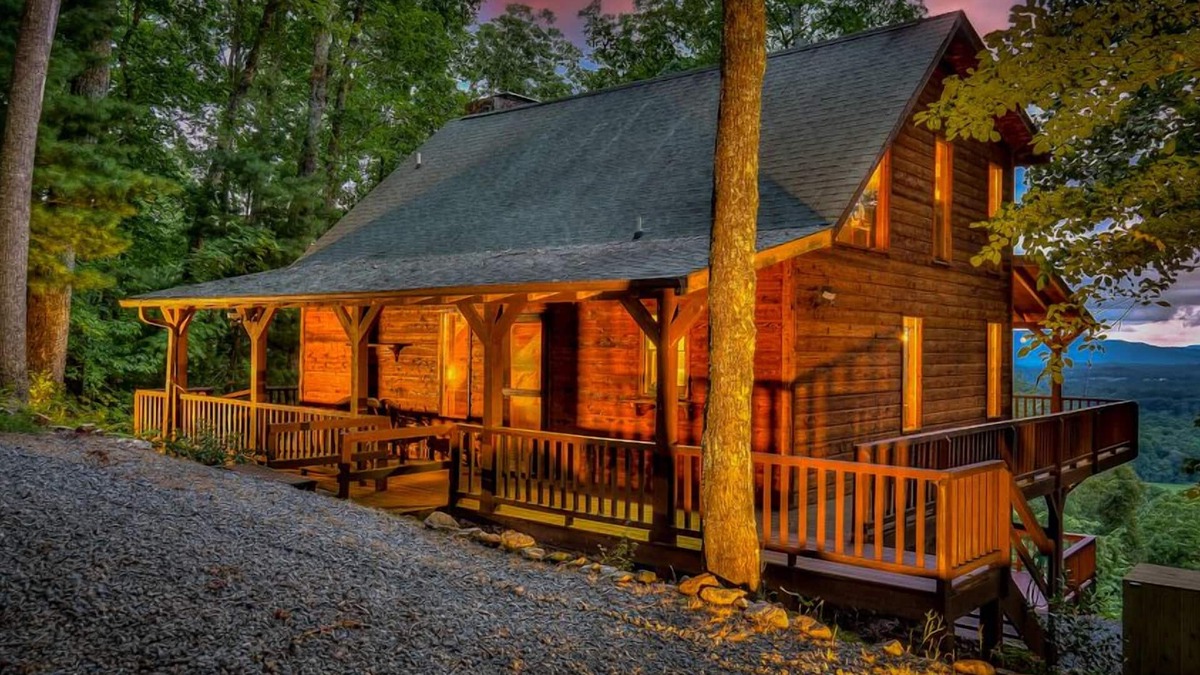 Morganton Cabin | Camp Ollie - Mountain View | Hot Tub | Firepit