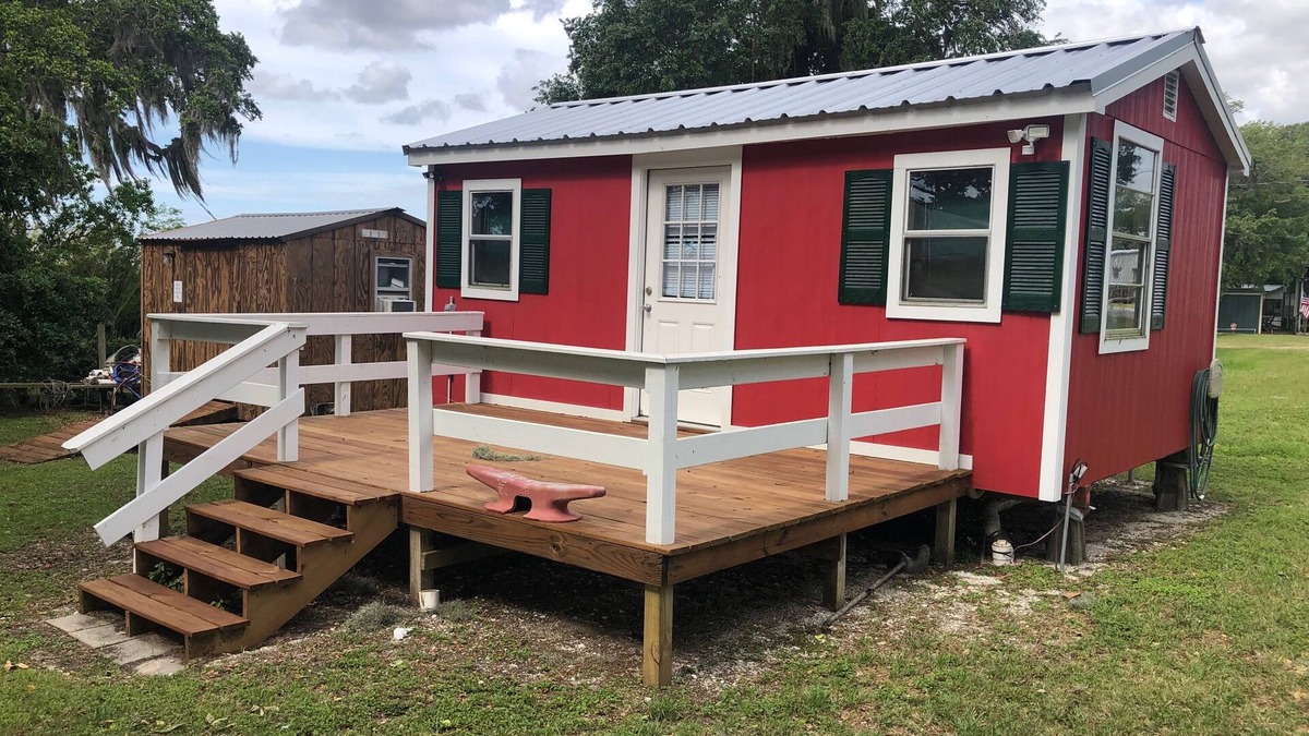 Kaplan Cabin | Camp Paradise Pecan Island- Red Cabin Only