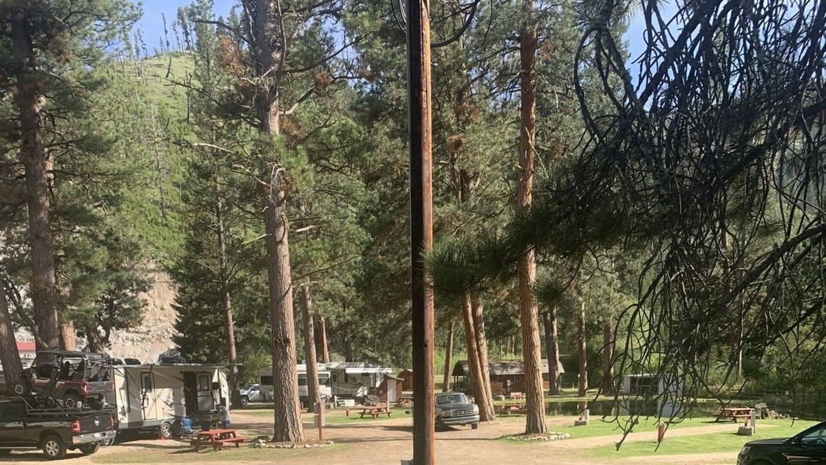 Ravalli County RV Rental | CAMP SULA - RV spot 19 Back in