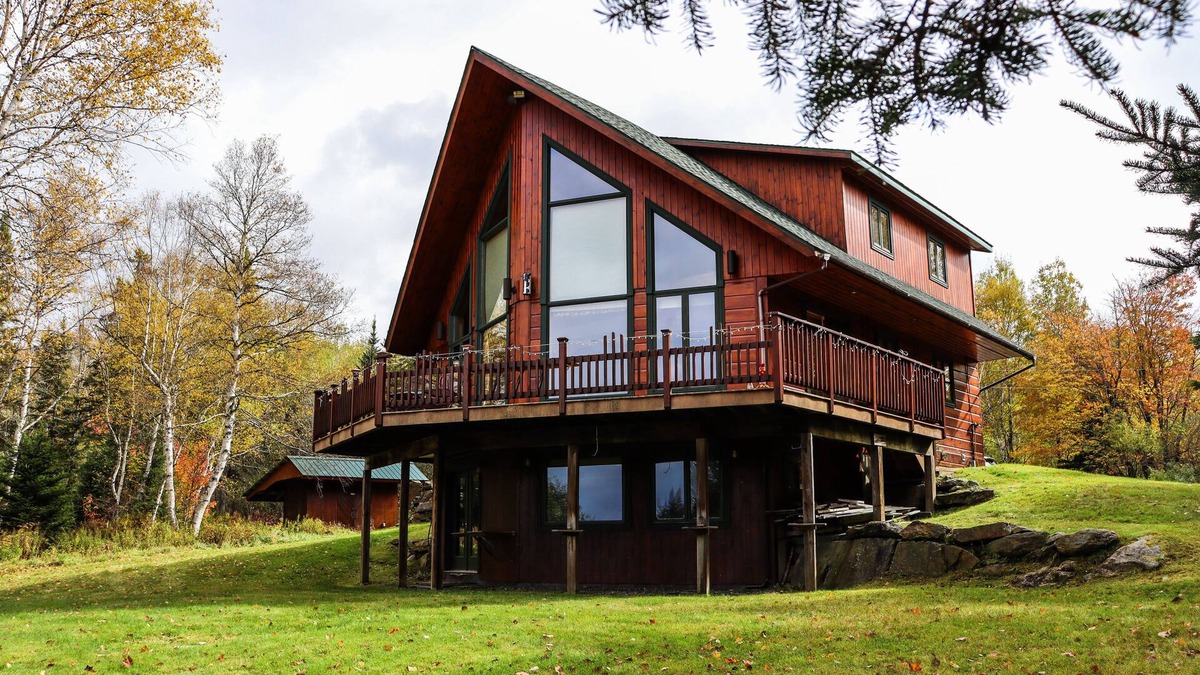 Sandy River House | 🐾Camp Whynot - Great chalet home with views of Rangeley Lake! Dog friendly