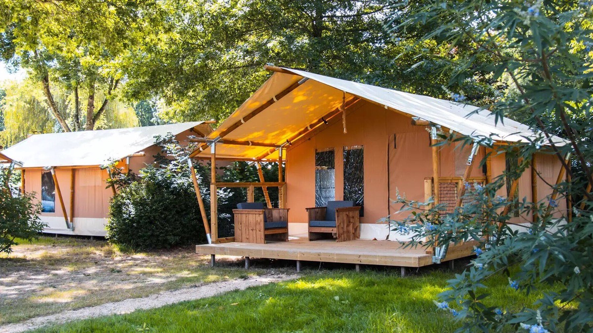 Saint-Julien-de-Concelles House | Camping du Chêne* - SLOW LODGE - 2 bedrooms, without bathroom 5 people