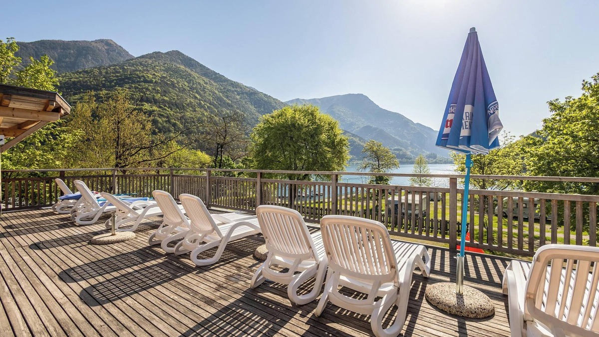 Ledro Apartment | Camping 'Al Lago Apartment 3' with Lake View, Terrace & Wi-Fi