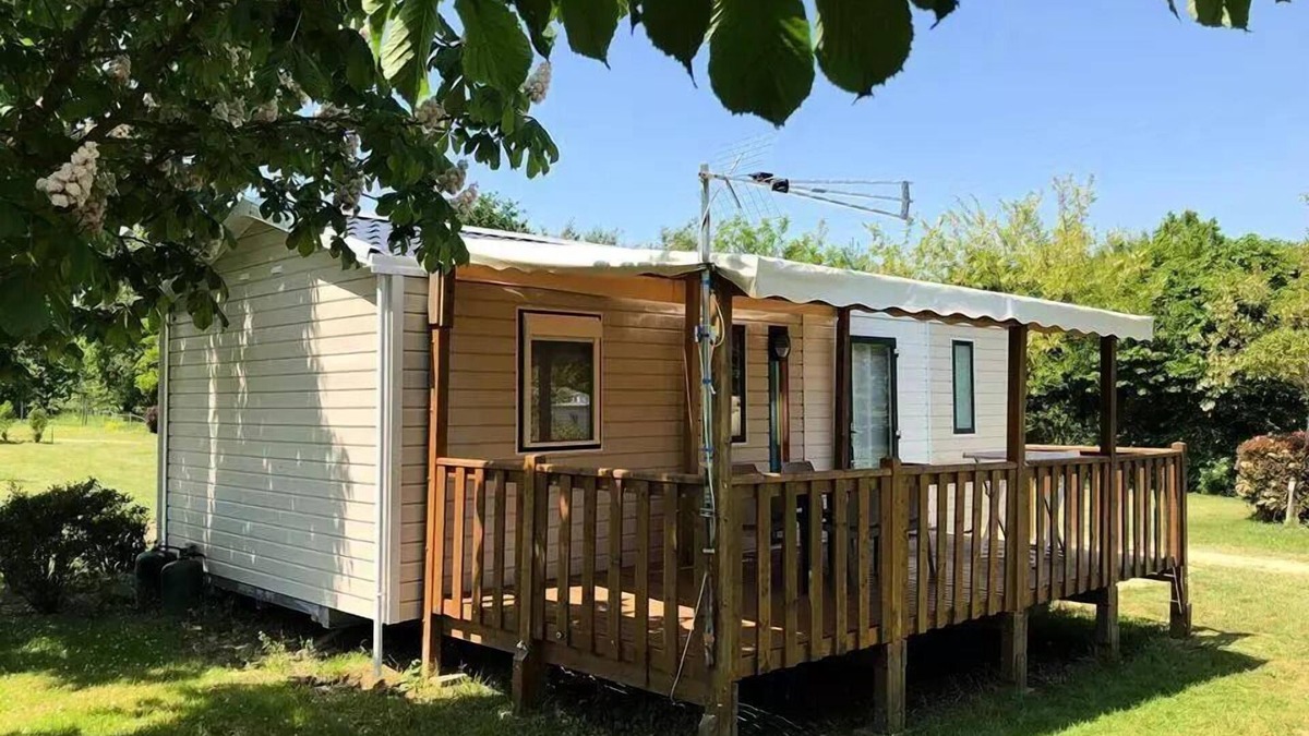 Sainte-Foy House | Camping Au Pré de l'Etang * - Mobile home Bermuda 4 rooms 6 persons