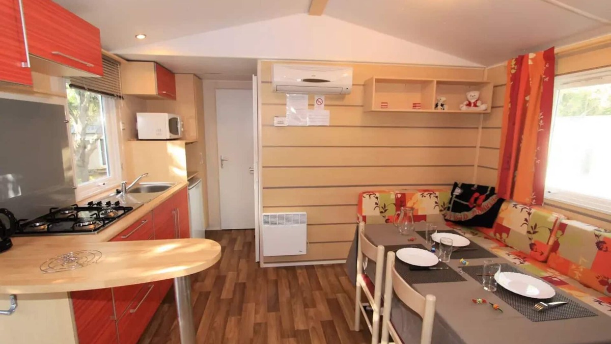 Bonifacio House | Camping Campo Di Liccia* - Mobile home Maquis Loft 2 rooms 2 people Air-conditioned