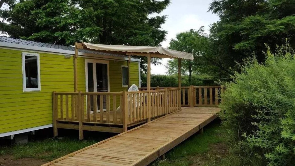 Cormoranche-sur-Saone House | Camping du Lac* - Mobil Home PMR 3 Rooms 4 People