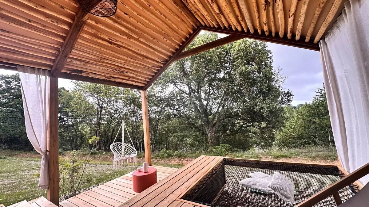 Vaire House | Camping Damona Lodges * - Lodge Suite - Bohème 2 rooms 2 people Air-conditioned