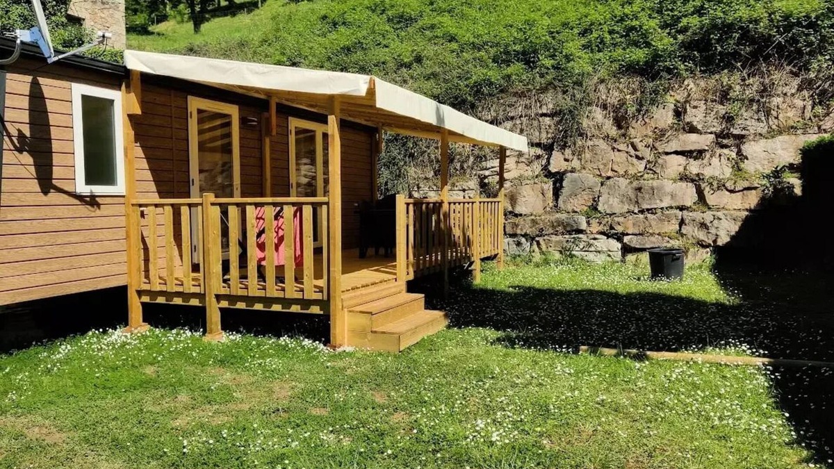 Saint-Rome-de-Tarn House | Camping de la Cascade * - Mobile home Nest air conditioning (D/D) 4 persons