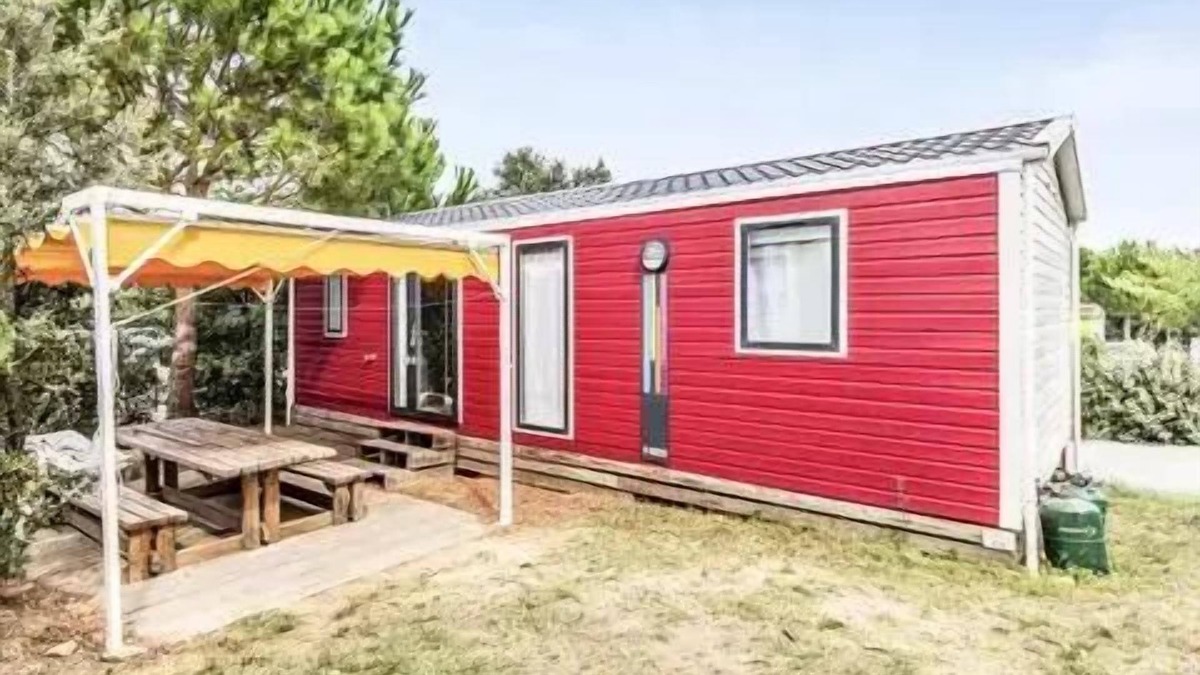 Laroque-des-Alberes House | Camping Des Albères * - Mobilhome for 8 People