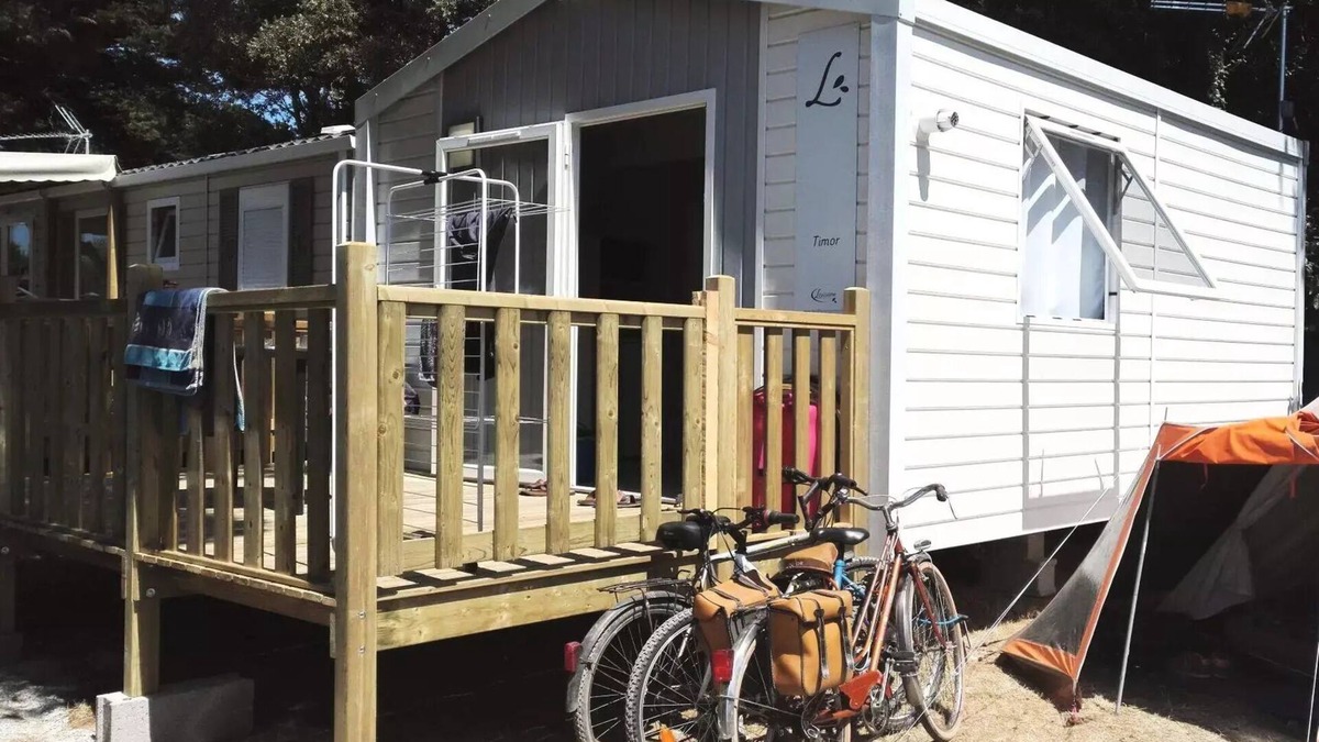 Saint-Michel-Chef-Chef House | Camping du Bord de Mer * - Mobil home Comfort 2 bedrooms - terrace 3 people