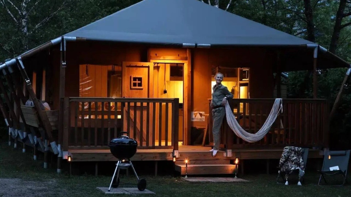 Saint-Pierre-d'Albigny House | Camping du Lac de Carouge * - Ecolodge VIP 3 Rooms 6 persons