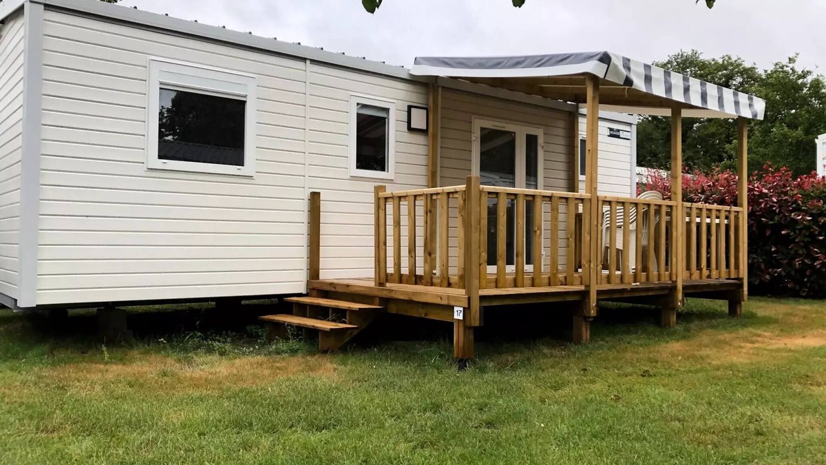 Pont-Scorff House | Camping Entre Terre et Mer * - Mobil home Comfort (3 bedrooms) 6 people