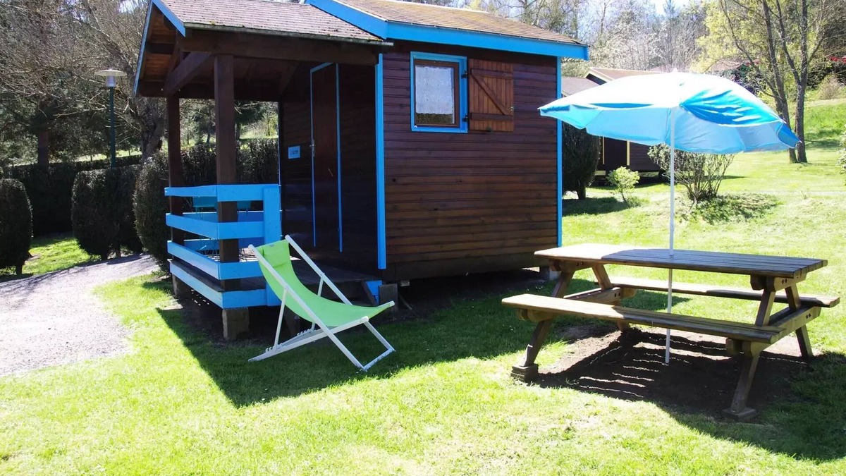 Saint-Paulien House | Camping Flower La Rochelambert * - Blue Cabin 2 people Without Sanitary