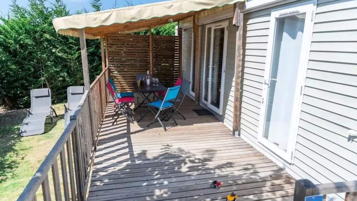 Manosque House | Camping Flower Provence Vallée* - Mobile home Premium 3 rooms 4 people Air-conditioned