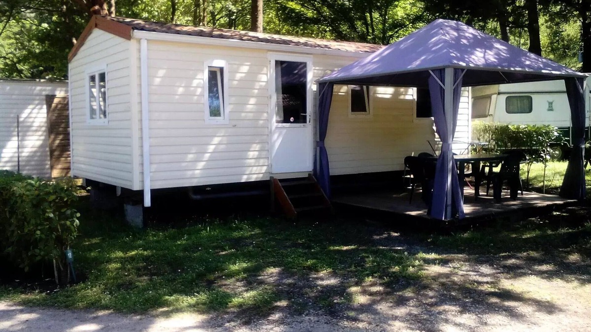 Saint-Jean-de-Valeriscle House | Camping L'Orée des Cévennes * - Mobile Home Trigano AIR CONDITIONED 5 people