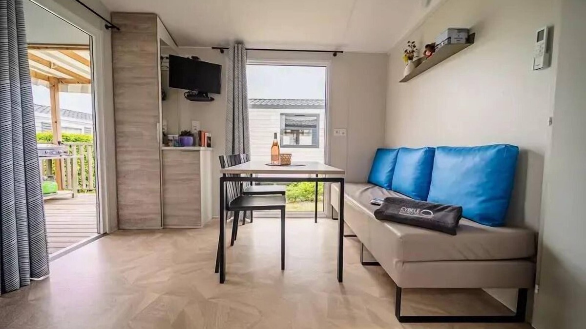 Brem Sur Mer House | Camping L'Océan * - 3 Room Leisure Mobile Home 4 People + TV