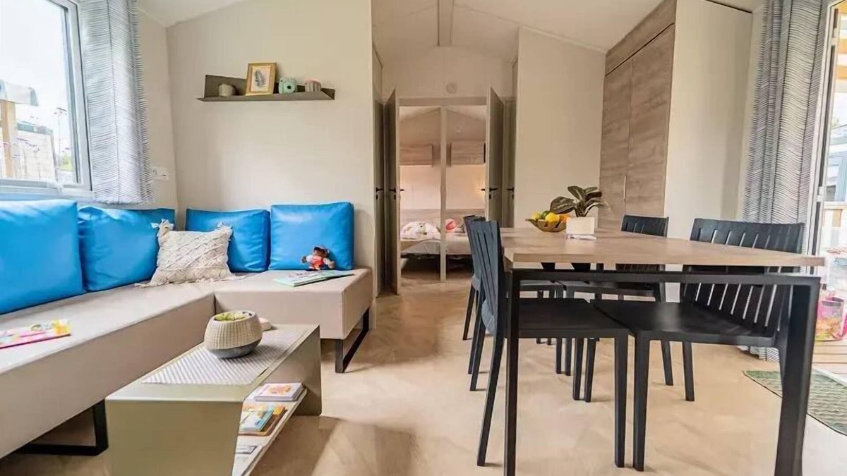 Brem Sur Mer House | Camping L'Océan * - Mobile Home Emotion 4 Rooms 6 People + TV