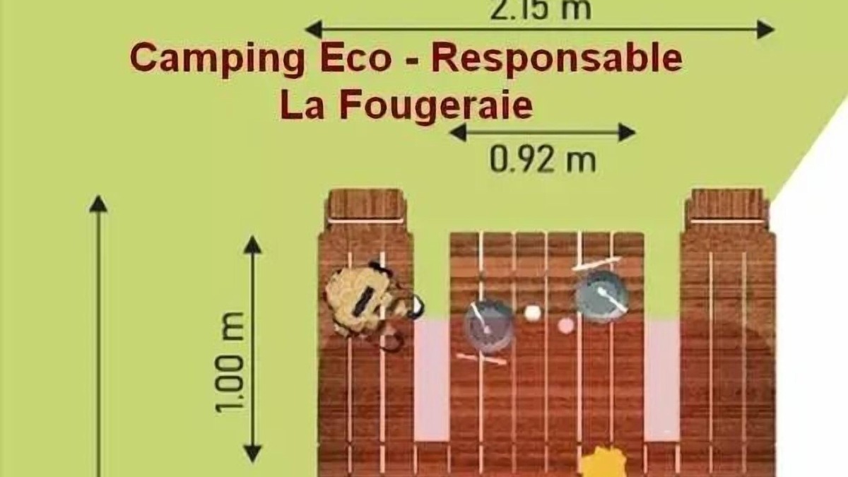 Saint-Leger-de-Fougeret House | Camping LA FOUGERAIE *** - Cocoon Pond 2 people