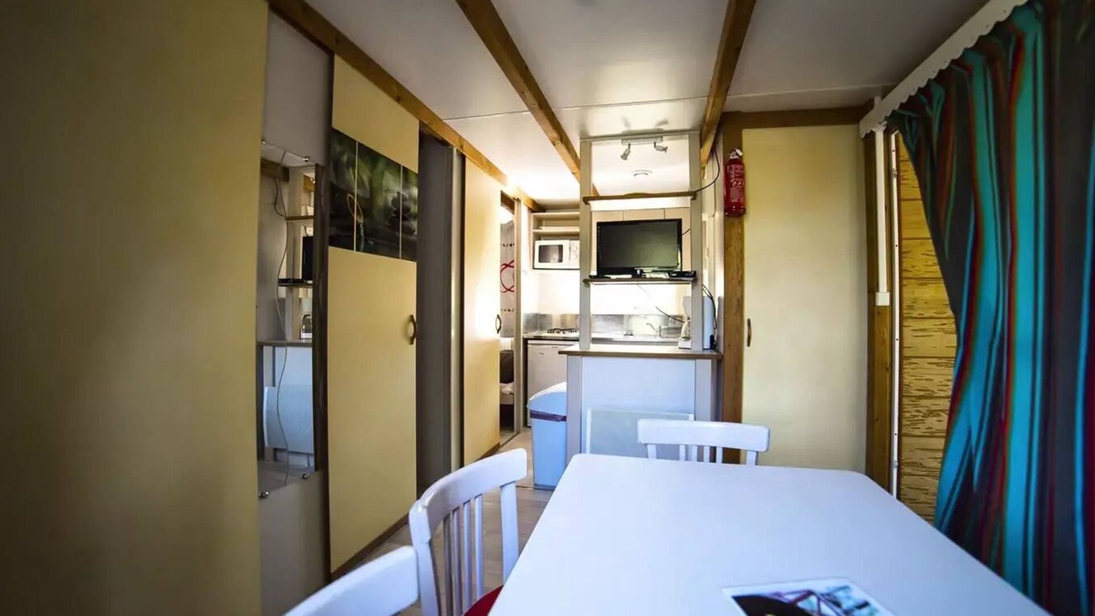 Saint-Leger-de-Fougeret Ski Chalet | Camping LA FOUGERAIE * - 4 season chalet 5 people