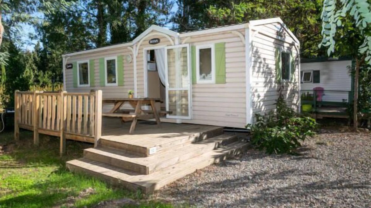 Nefiach House | Camping La Garenne* - Premium 4-room mobile home for 6/8 people